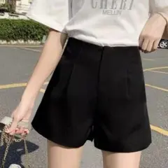GRL タックハイウエストショートパンツ[at1744]