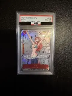 【PSA10】 2024 ONE PIECE PRB01 ナミ コミパラ
