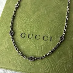 【美品✨】GUCCI ネックレス インターロッキングチェーン シルバー925