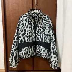 NIKE フリース　レオパード　豹柄　ミントグリーン