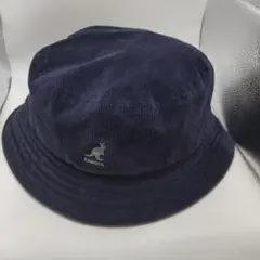 ◆2070 KANGOL　バケットハット　ネイビー　コーデュロイ