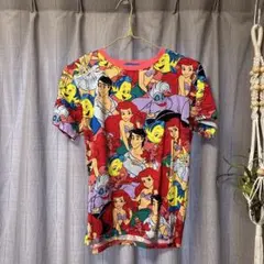 ディズニー　Tシャツ　アリエル　大人S 子ども１50
