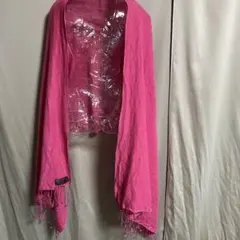 ピンク パシュミナ　シルク ストール