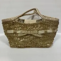 ビーズ ハンドバッグ