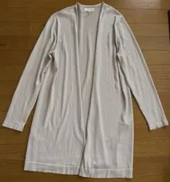 アルファキュービック　ロングカーディガン L グレージュ