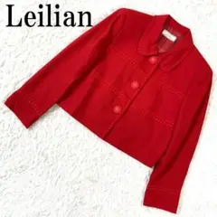 Leilian レリアン ショートジャケット レッド 7 B9169