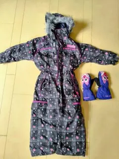 POCKET BEAR キッズ スキーウェア 100cm BURTON手袋つきのサムネイル
