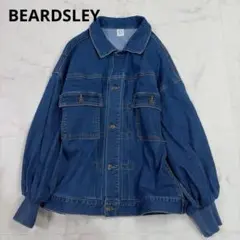 BEARDSLEY ビアズリー デニムジャケット Gジャン パフスリーブ　Lのサムネイル