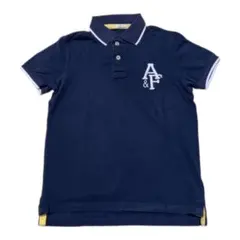 68 Abercrombie & Fitch ネイビーポロシャツ M