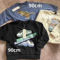 [新品タグ付き]ジュラシックデザイン トレーナー 90cm～95cm 3点セット