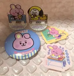 bt21 ナンジャタウン アクスタ 缶バッジセット