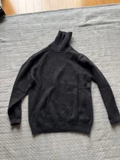 SHIPS カシミヤ100% ブラックタートルセーター