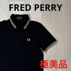【美品M12】フレッドペリー ポロシャツ ブラック