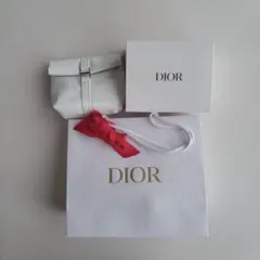 【ノベルティ】ディオール　ポーチ　ショッパー　　ホワイト
