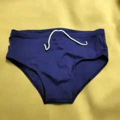 メンズ 男子 スクール水着 海パン LL W92前後 紺 デッドストック 日本製