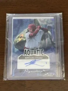 佐々木麟太郎 2025 Leaf 1/1 直筆サインカード PSA9 - メルカリ