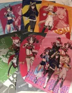 ウマ娘　オリジナルクリアファイル　全6種　ファミマ