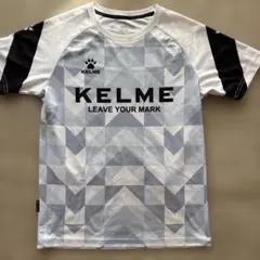 KELME プラクティスシャツ 半袖 ホワイト ブラック Sのサムネイル