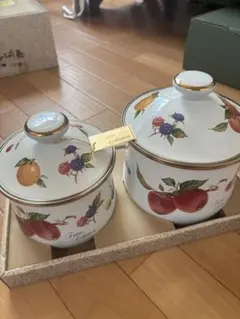 新品未使用】希少廃盤品 エジリー フルータスコレクション ホーロー 4