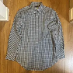 スーツスクエア　カッターシャツ　長袖　チェック柄　41cm 84cm
