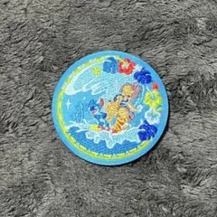 ディズニー 刺繍缶バッジビスケット2 スティッチ