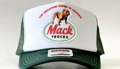 MACK TRUCKS トラッカーキャップ　白×ダークグリーン　新品　アメカジのサムネイル