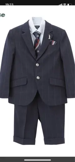 イーストボーイ ウィンドウペン ネイビー スーツ セット