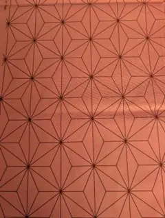 麻の葉 ピンク生地　禰豆子ちゃんの柄