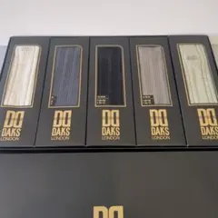 DAKS ソックス 5足セット ホワイト ネイビー グレー