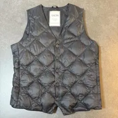 TAION シティ シングル ダウンジレ ブラック レディース