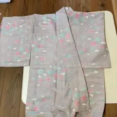 訪問着 小豆色 横段暈し 羽ばたく鶴 菊 - メルカリ
