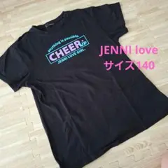 JENNI love　肩あきTシャツ　半袖　黒　140