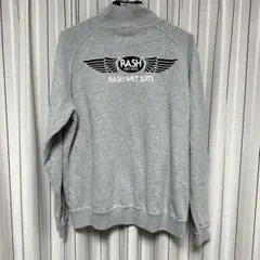 RASH グレー フルジップパーカー