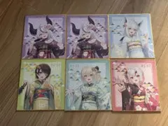 ホロライブ ほろーかる 色紙 6枚 まとめ売り