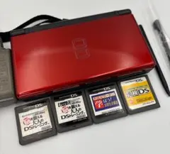 ニンテンドーDS Lite クリムゾンレッド ソフト4個おまけ付