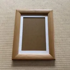 나무 갈색 베이지 사진 프레임 나무 사진 프레임 단색 사진 프레임