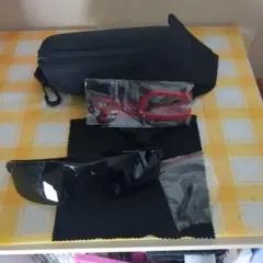 DUCO ブラック サングラス ケース付き　室内一回試し掛けのみ　美品