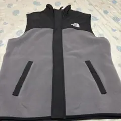THE NORTH FACE フリースベスト グレー/ブラック