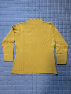 ハイネックニット 44 マスタード