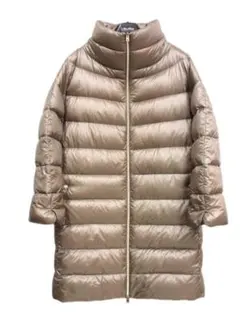 美品 HERNO ヘルノ MATILDE ボトルネック ダウンコート 40