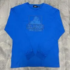 【大人気】エクストララージ XLARGE 長袖 ロンT 【L】サイズ ブルー
