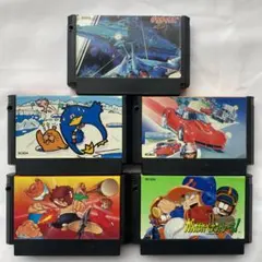 KONAMIファミコンカセット5本セット［グラディウス他］