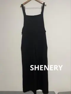 【SHENERY】《全骨格細見えカットジョーゼットキャミサロペット