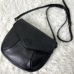 美品✨ バーバリー ショルダーバッグ 斜め掛け ノバチェック ホースロゴ 黒