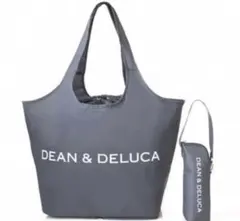 DEAN & DELUCA レジかご買い物バッグ＆保冷ボトルケース　グレーのサムネイル