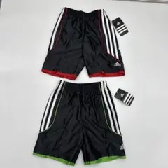 【新品】2枚セット adidas キッズ ショートパンツ 100cm