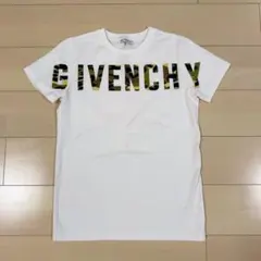 GIVENCHY ジバンシー カモフラージュ迷彩柄ロゴ Tシャツ 12Yのサムネイル
