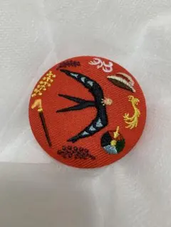 スタジオジブリ ハウルの動く城　刺繍ピンバッジ