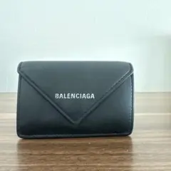 BALENCIAGA バレンシアガグリッターエブリデイミニウォレット三つ折り
