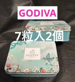 ゴディバGクリスピーショコラ７粒入り缶　２個セット　GODIVAのサムネイル